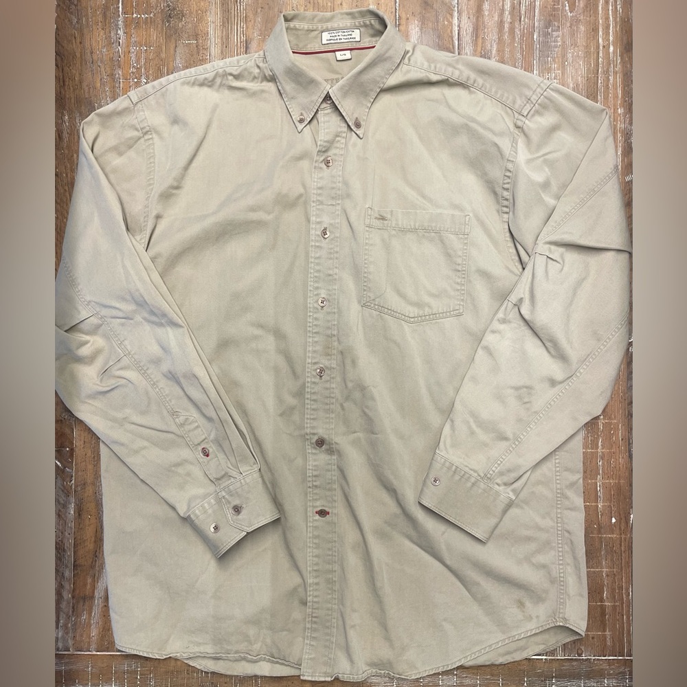 Cutter & Buck 100% Cotton Vintage Twill Mens Shirt. Size L. *Great Condition*